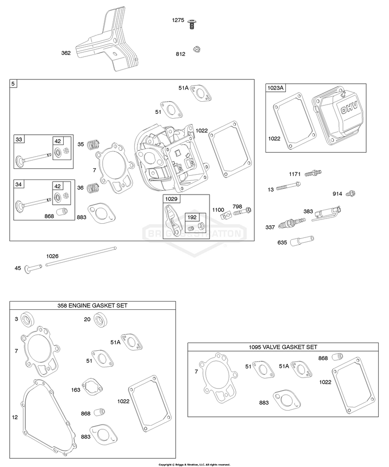 Cylinder Head, Gasket Set - Engine, Gasket Set - Valve, Valves