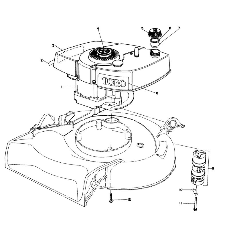 Engine Assembly Model 16077 and 16165