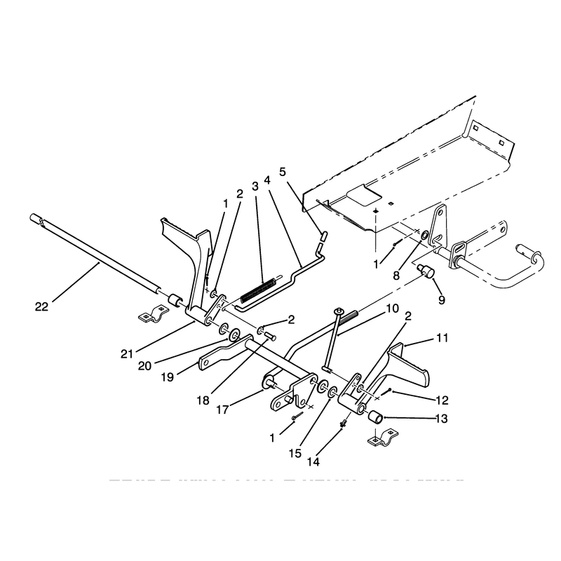 Brake and Clutch Pedal Assembly