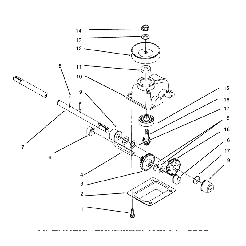 Gearcase Assembly No 71-9600