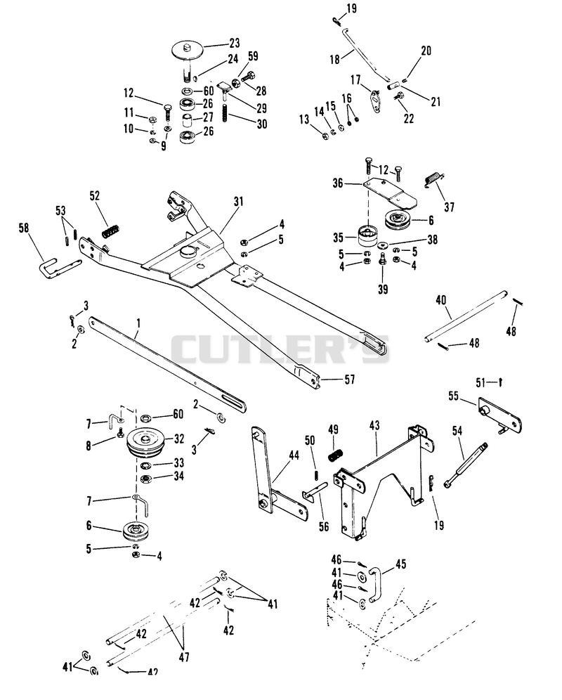 CARRIAGE ASSEMBLY AND PTO