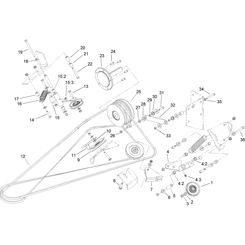 Deck Belt Drive Assembly