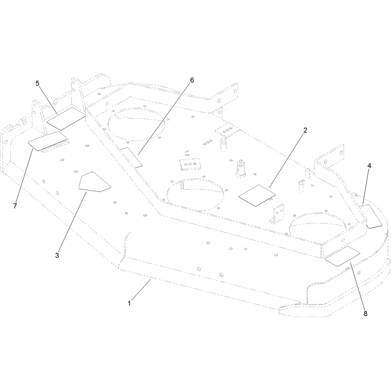 Deck Decal Assembly No. 110-4909