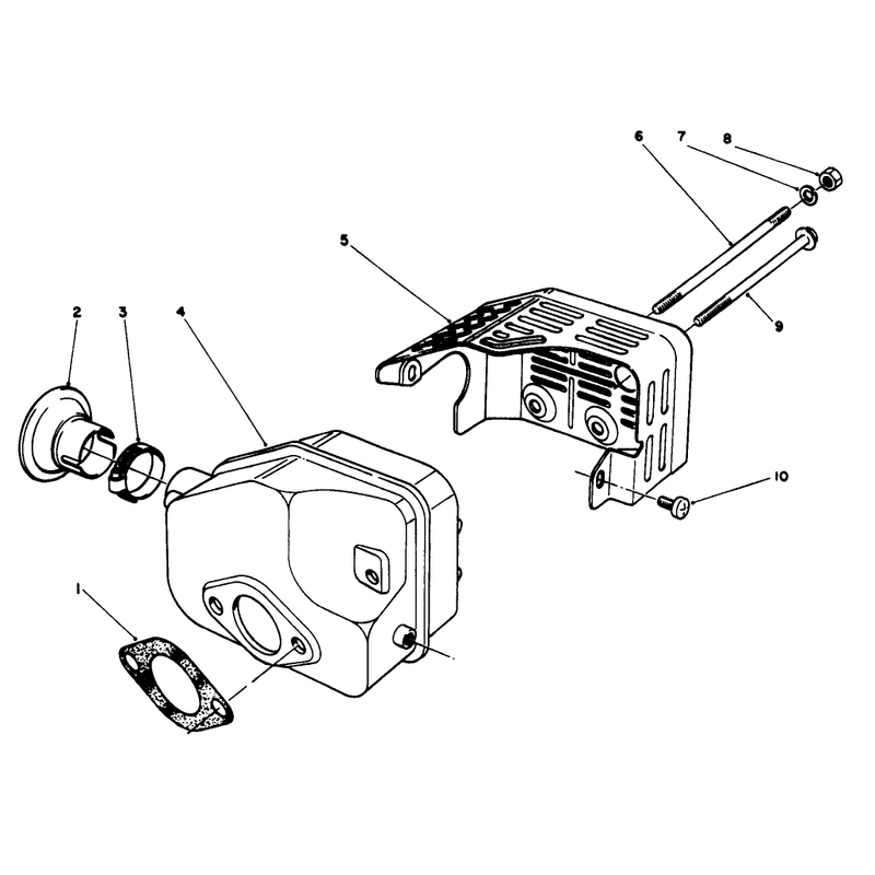 Muffler Assembly Model No 47pm1-3