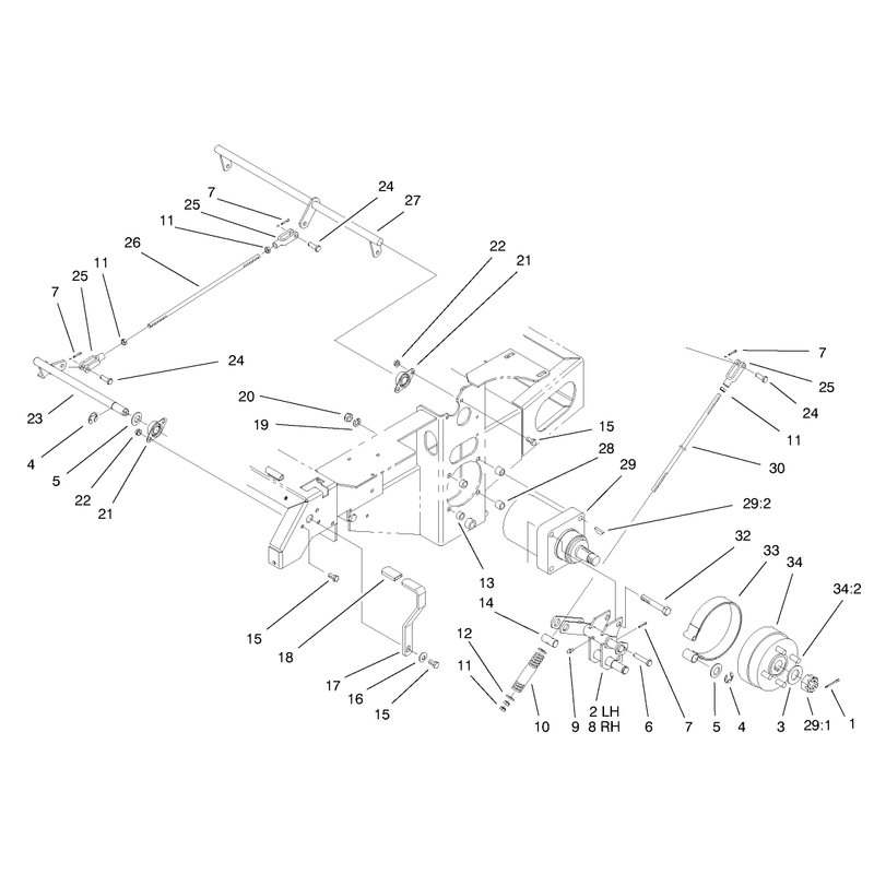 Parking Brake System Assembly