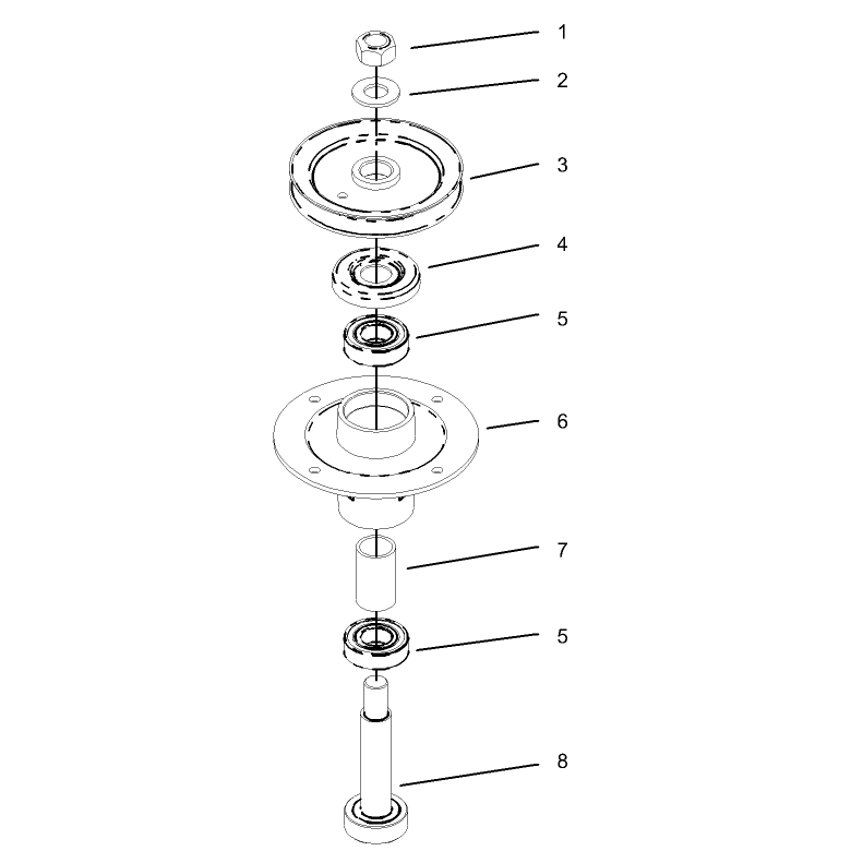 Spindle Assembly No 106-0786