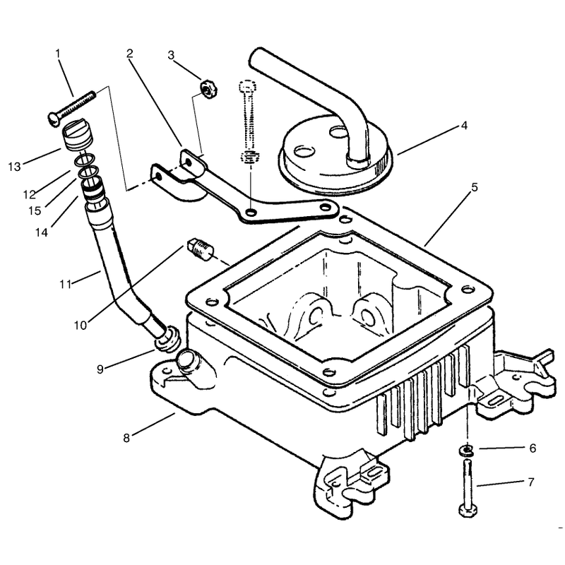 Oil Fill Tube and Base