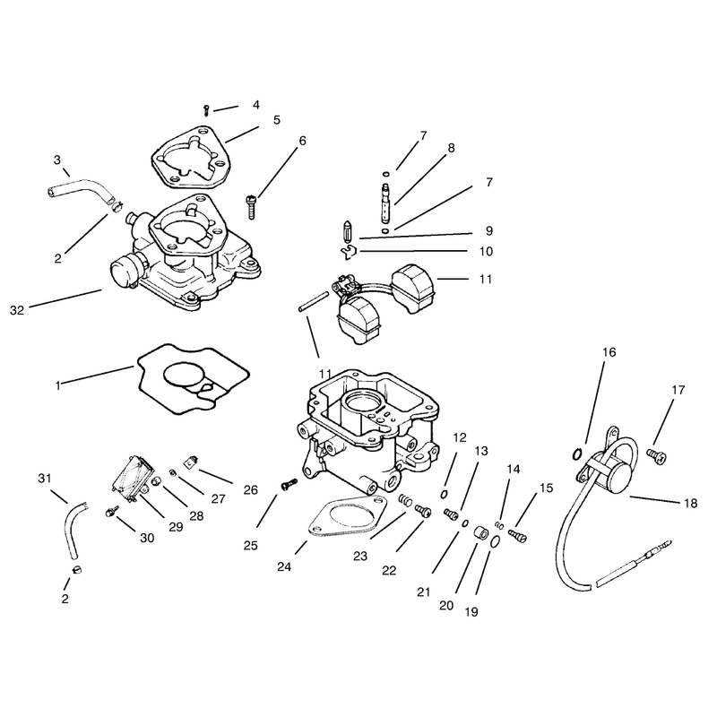 Carburetor and Fuel Pumpch20qs-Ps64556 Kohler