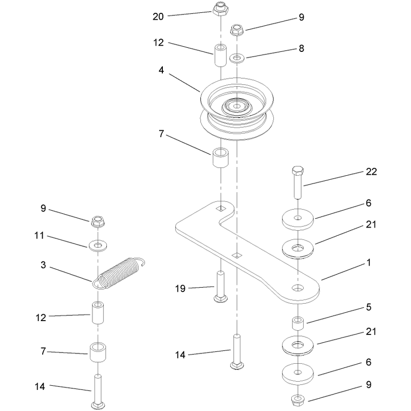 Idler Assembly No 112-3787