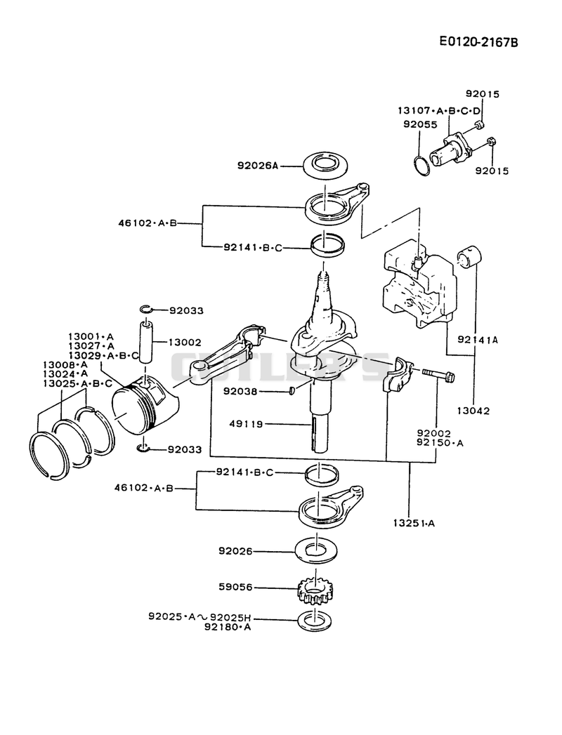 PISTON/CRANKSHAFT