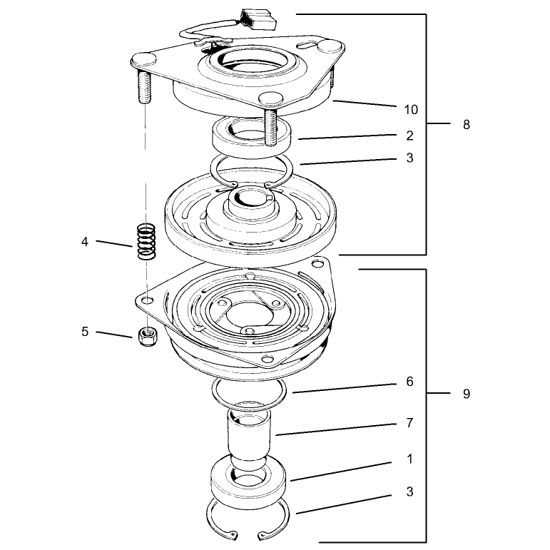 Clutch Assembly No 54-3200