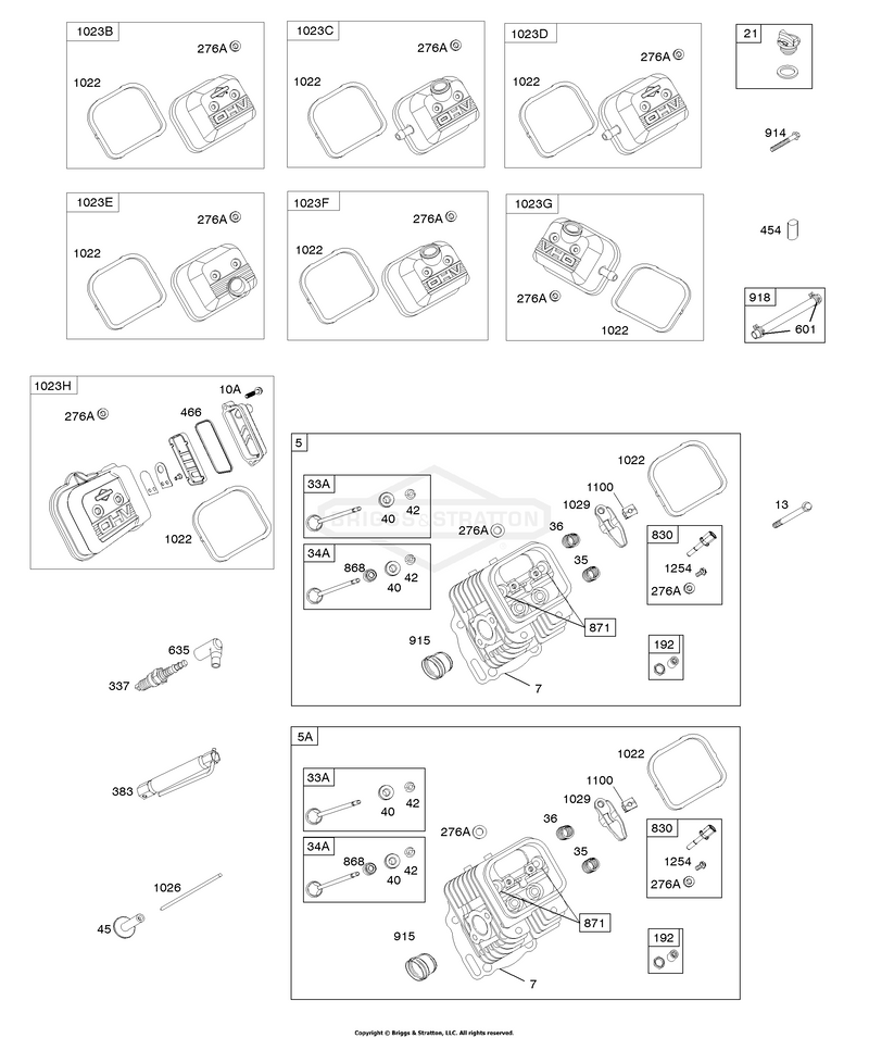 Cylinder Head, Valves, Valve Covers
