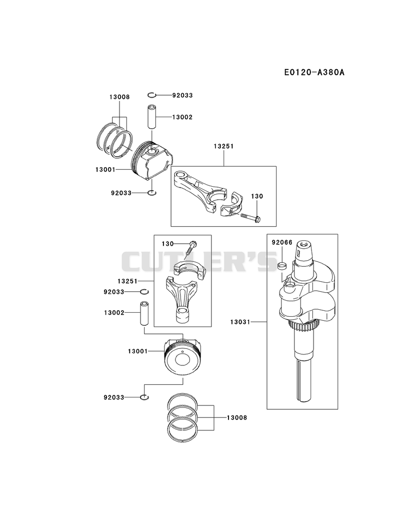 PISTON/CRANKSHAFT