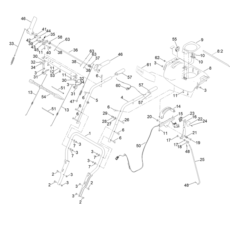 Handle and Control Assembly
