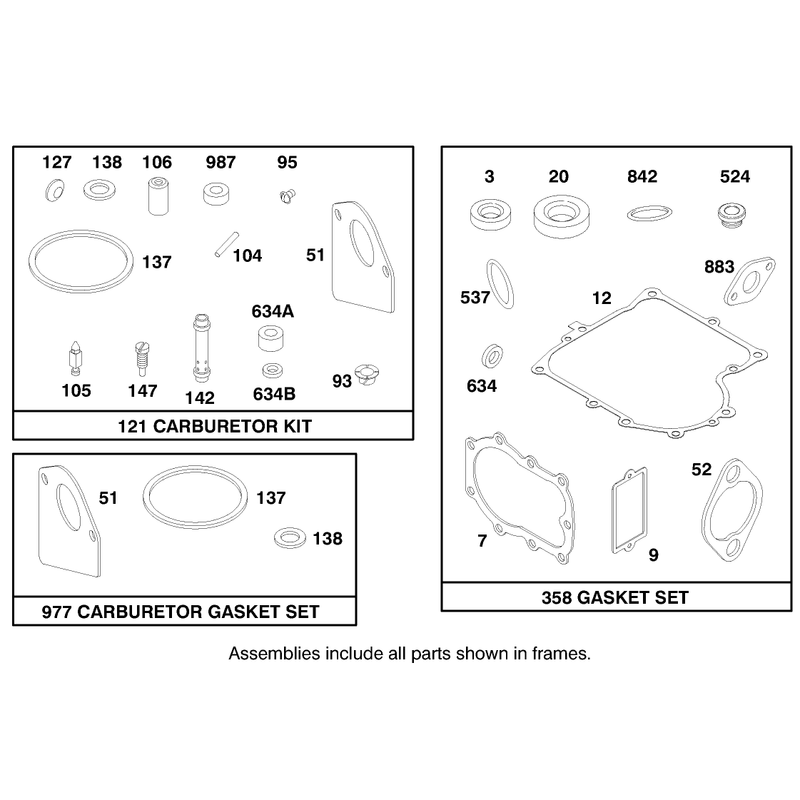 Engine Briggs and Stratton Model 28m707-0127-01