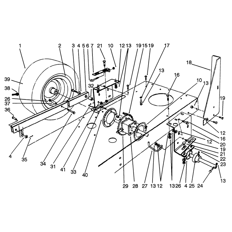 Rear Axle Assembly
