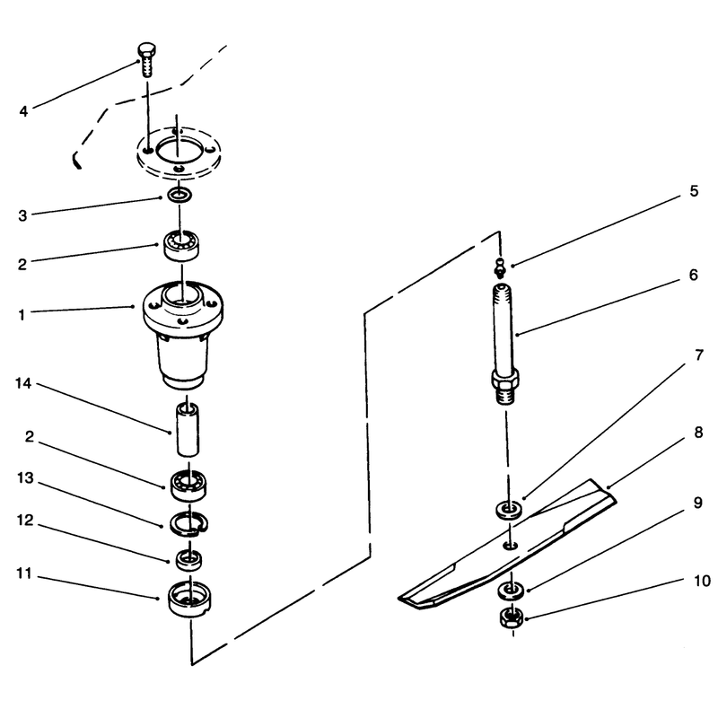 Spindle & Blade Assembly