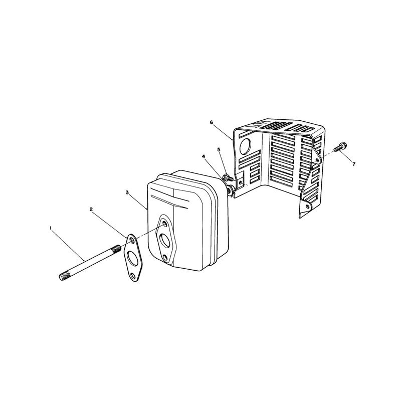 Muffler Assembly Model No Vmh7
