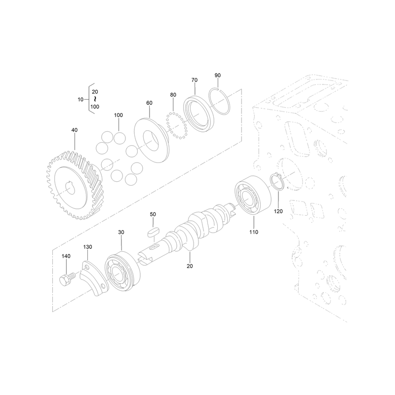 Fuel Camshaft Assembly