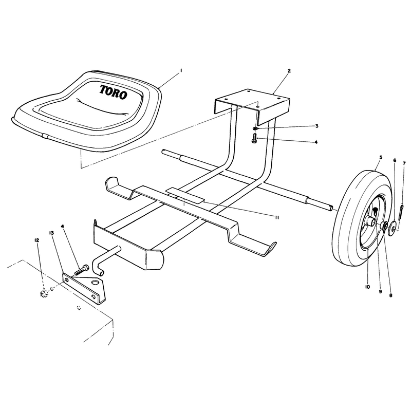 Sulky Kit Model No 30122 Optional
