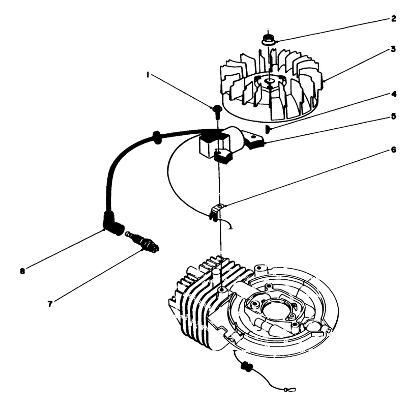 Flywheel and Magneto Assembly