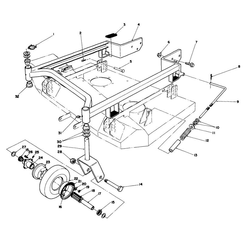 36in Carrier Frame Model No 30136
