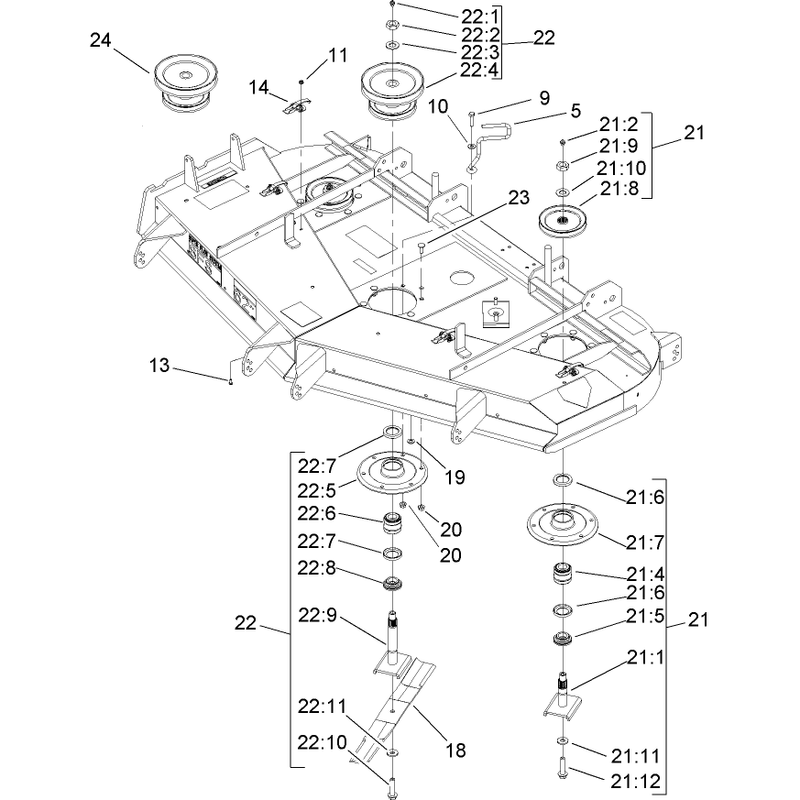 Deck Spindle Assembly