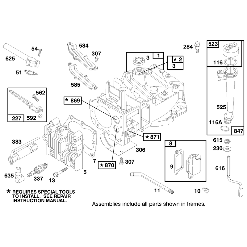 Engine Briggs and Stratton Model 12f802-1767-E1