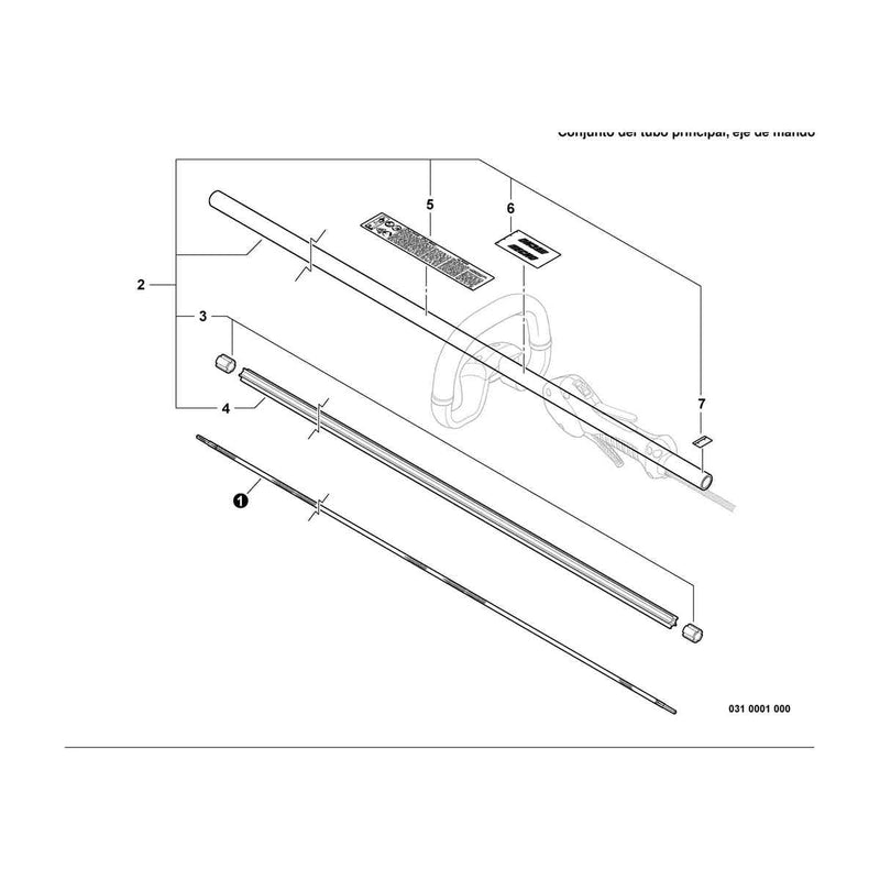 Main Pipe Assembly, Driveshaft