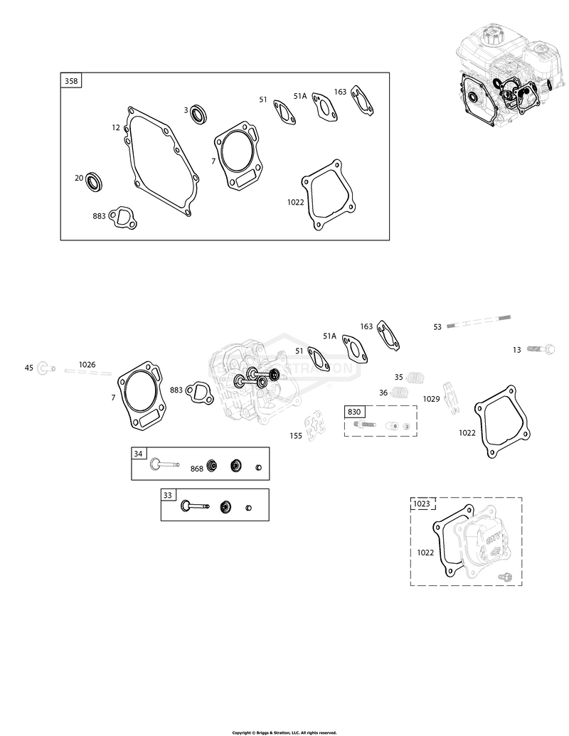 Cylinder Head, Gasket Sets