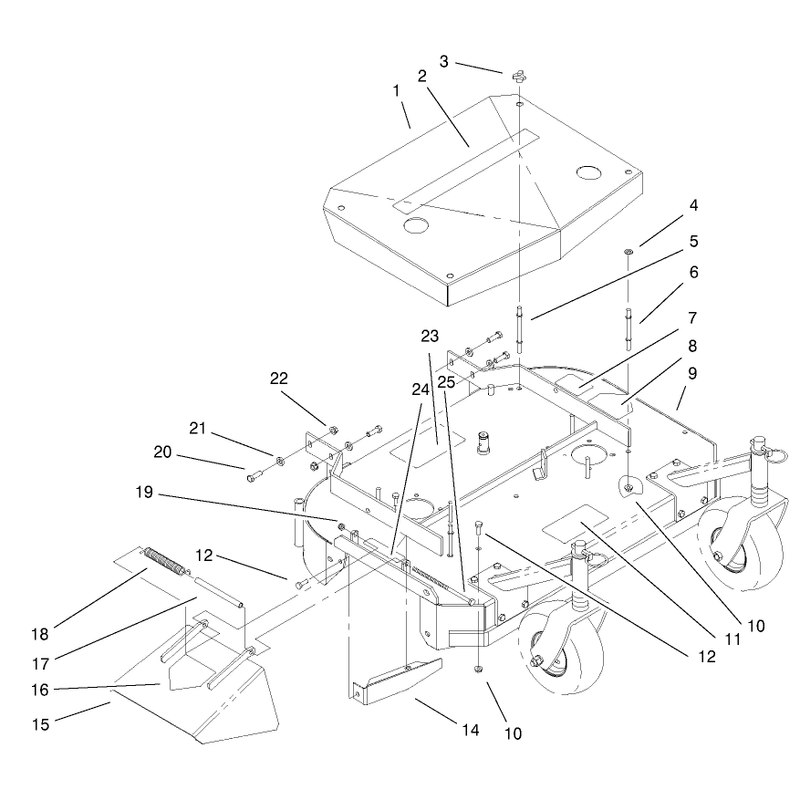 36in Deck Assembly