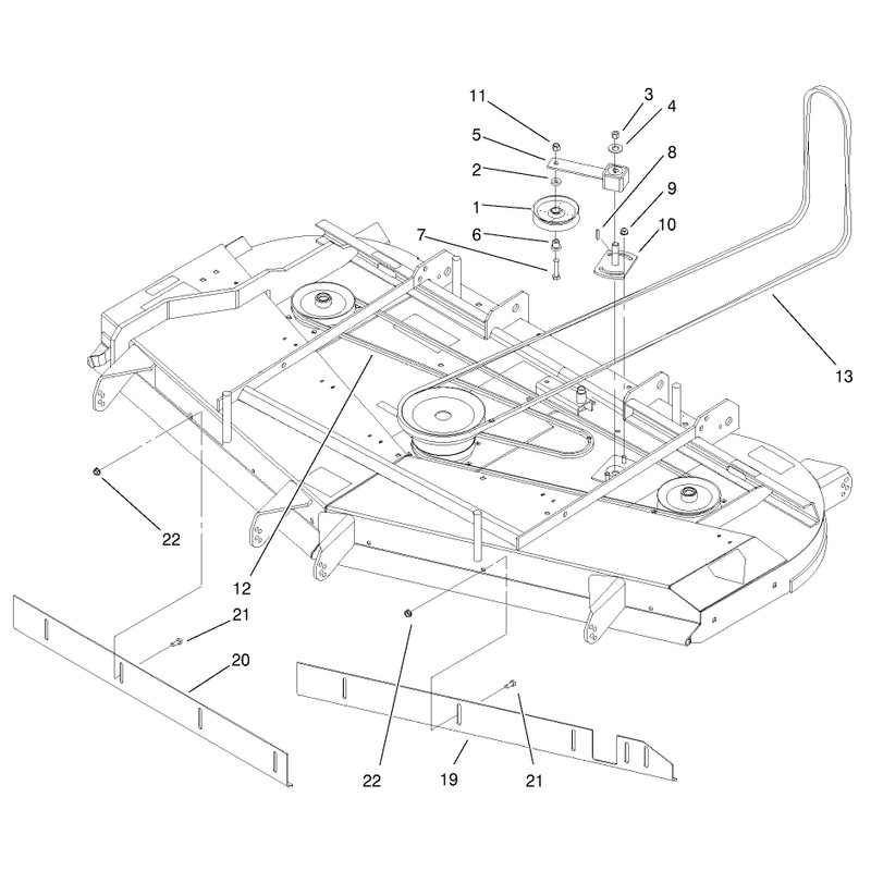 Belts and Idler Arm Assembly