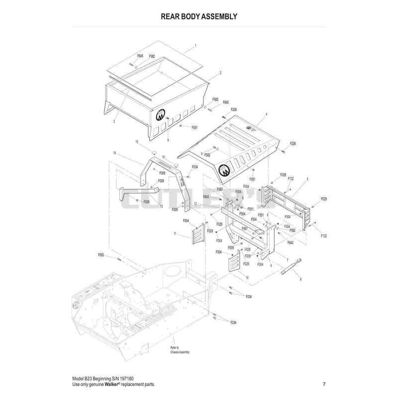 REAR BODY ASSEMBLY
