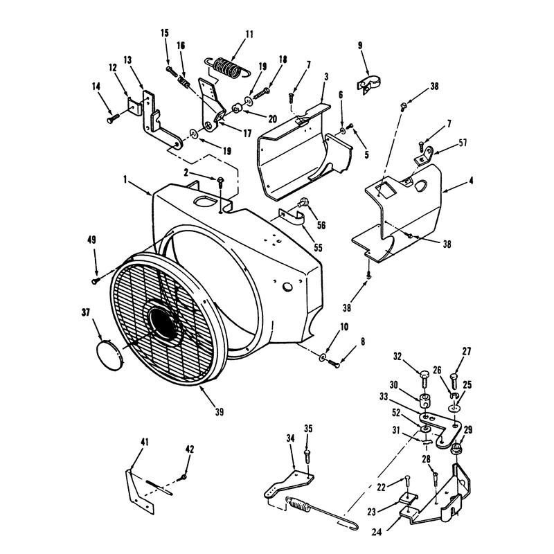 Blower Housing and Governor