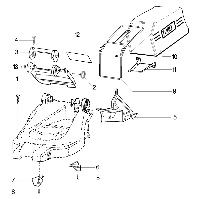 CBag and Recycling Parts Model No 21020-21022