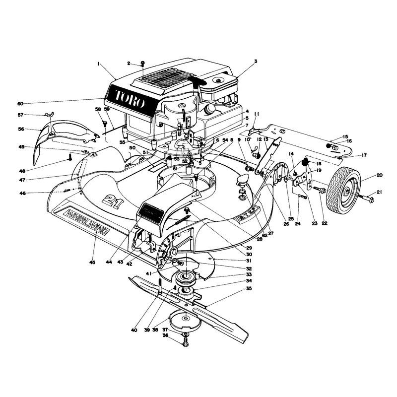 Housing and Engine Assembly Model 16273