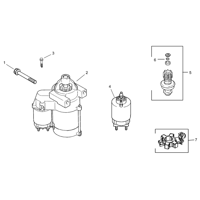 Starter System Assembly Kohler CV493S-27529