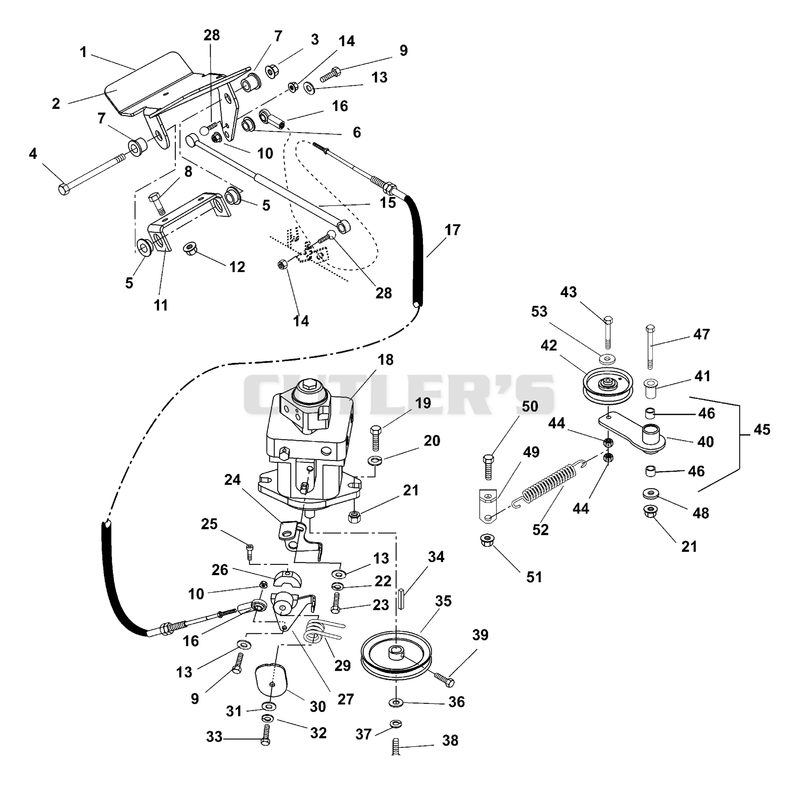 Transmission, Direction Control And Idler