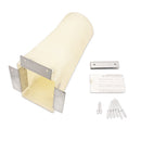 Walker Mowers 5511-3 6.7/7.0 Gray Box Delivery Chute With Clips