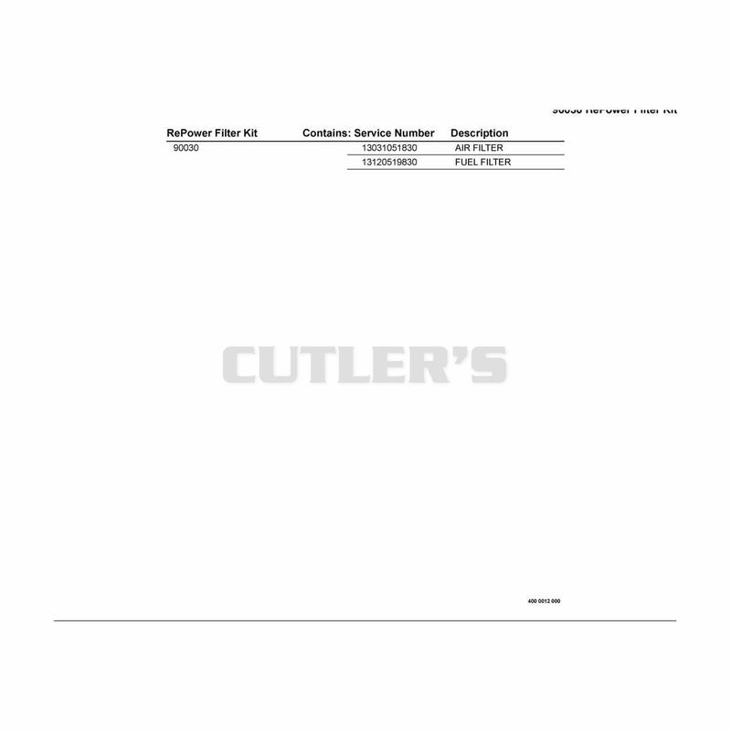90030 RePower Filter Kit