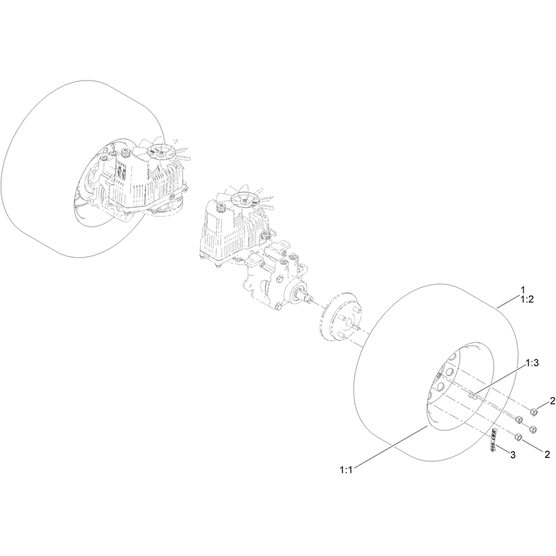 Rear Wheel Assembly