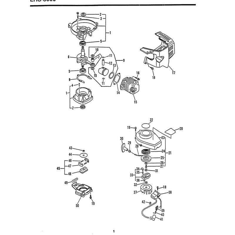 Gcrankcasekit Includes Items 2-5 &8