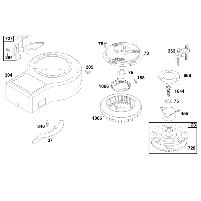 Engine Briggs and Stratton Model 28n777-0174-01