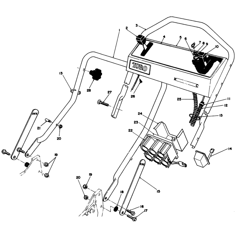 Handle Assembly Serial No 9000101 - 90058559006400 and Up