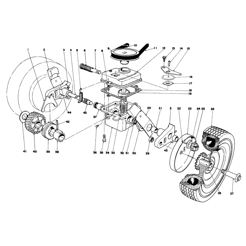 Gear Box Assembly Model 16390