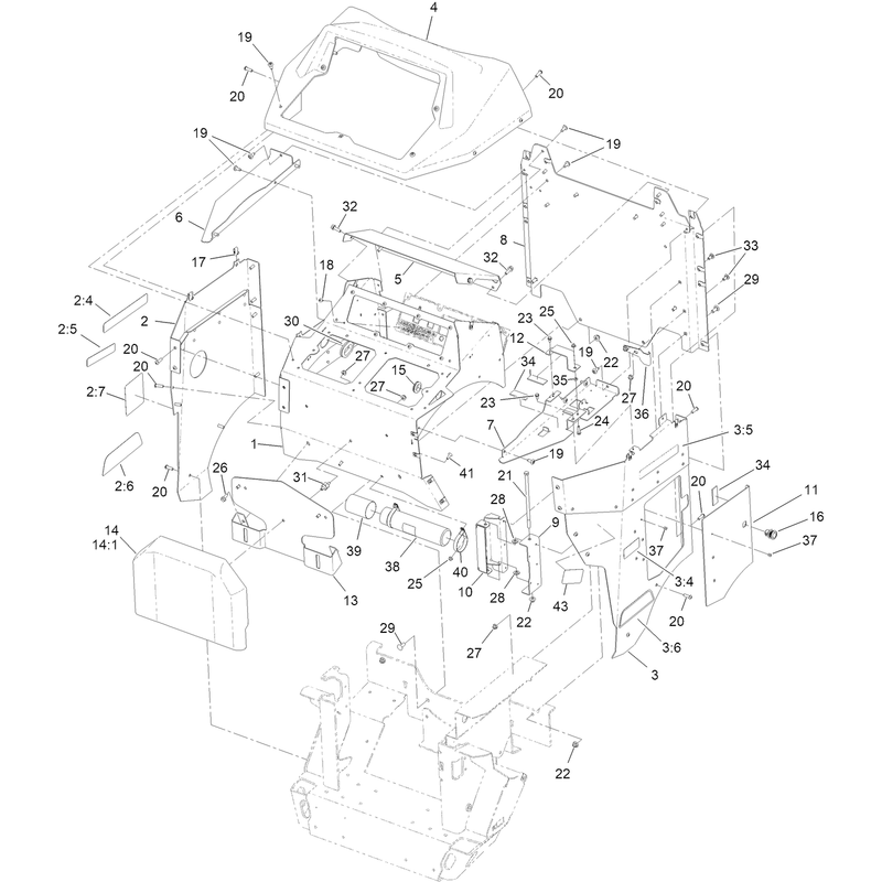 Tower and Hood Assembly