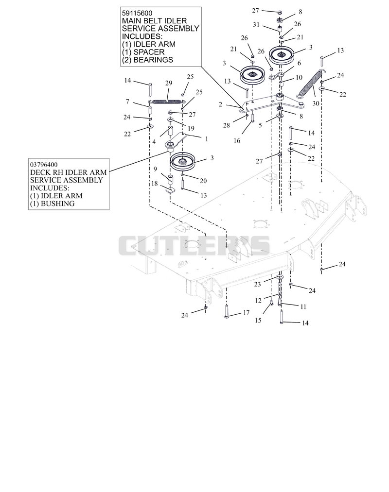 Idlers And Sheaves - 52"