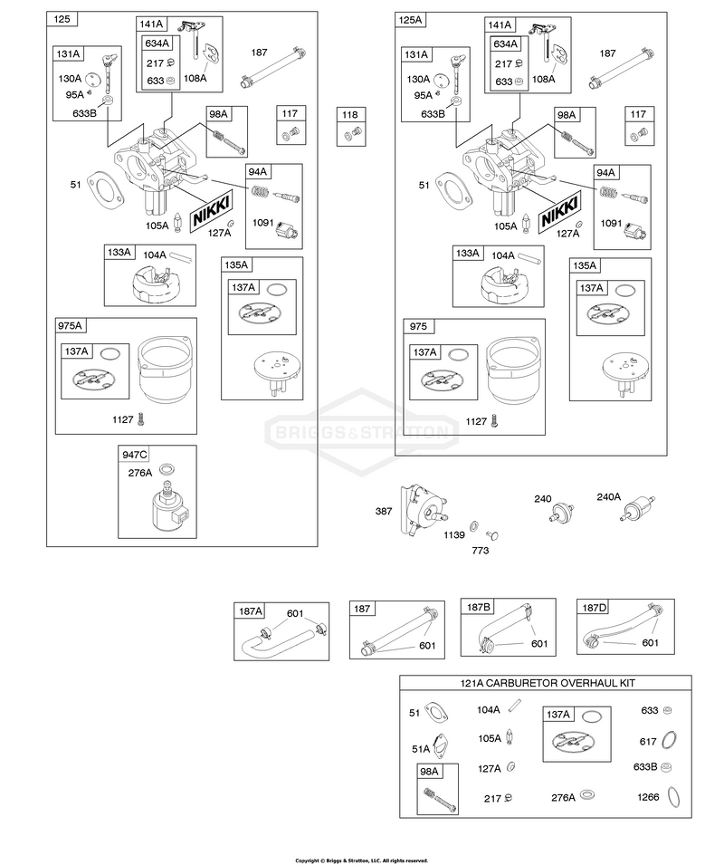 Carburetor, Fuel Supply, Kit - Carburetor Overhaul