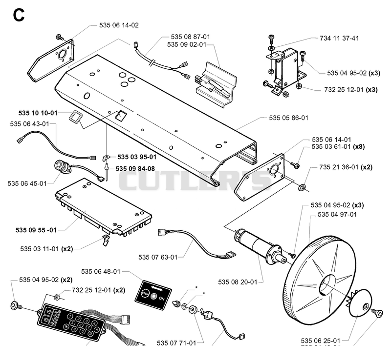 ELECTRONIC & WHEEL MOTOR HOUSING 5
