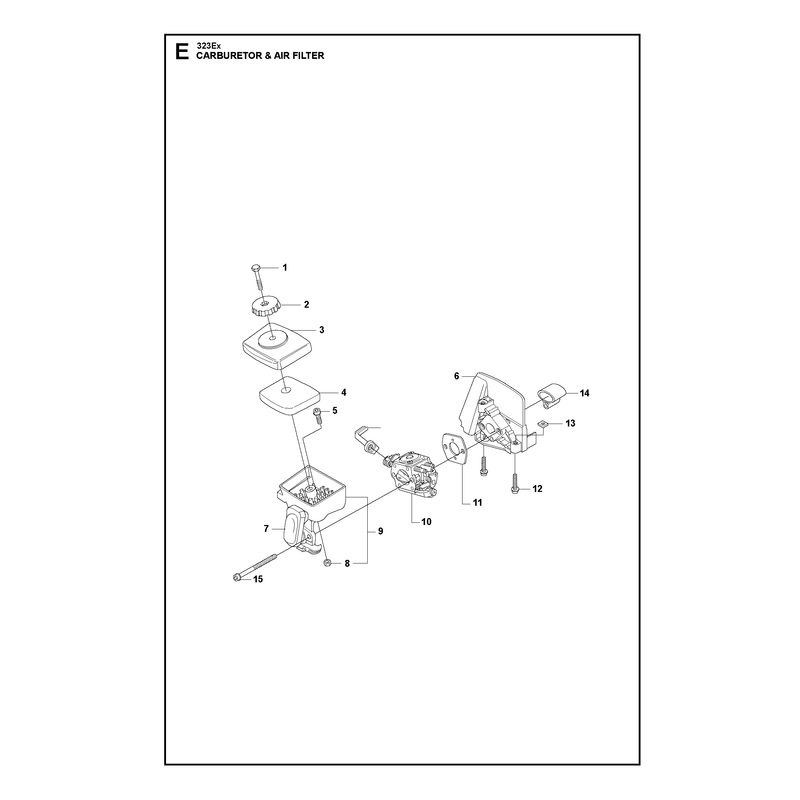 CARBURETOR AND AIR FILTER
